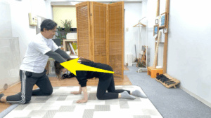 力を発揮するには、まずは仙骨からの軸を作ると良い