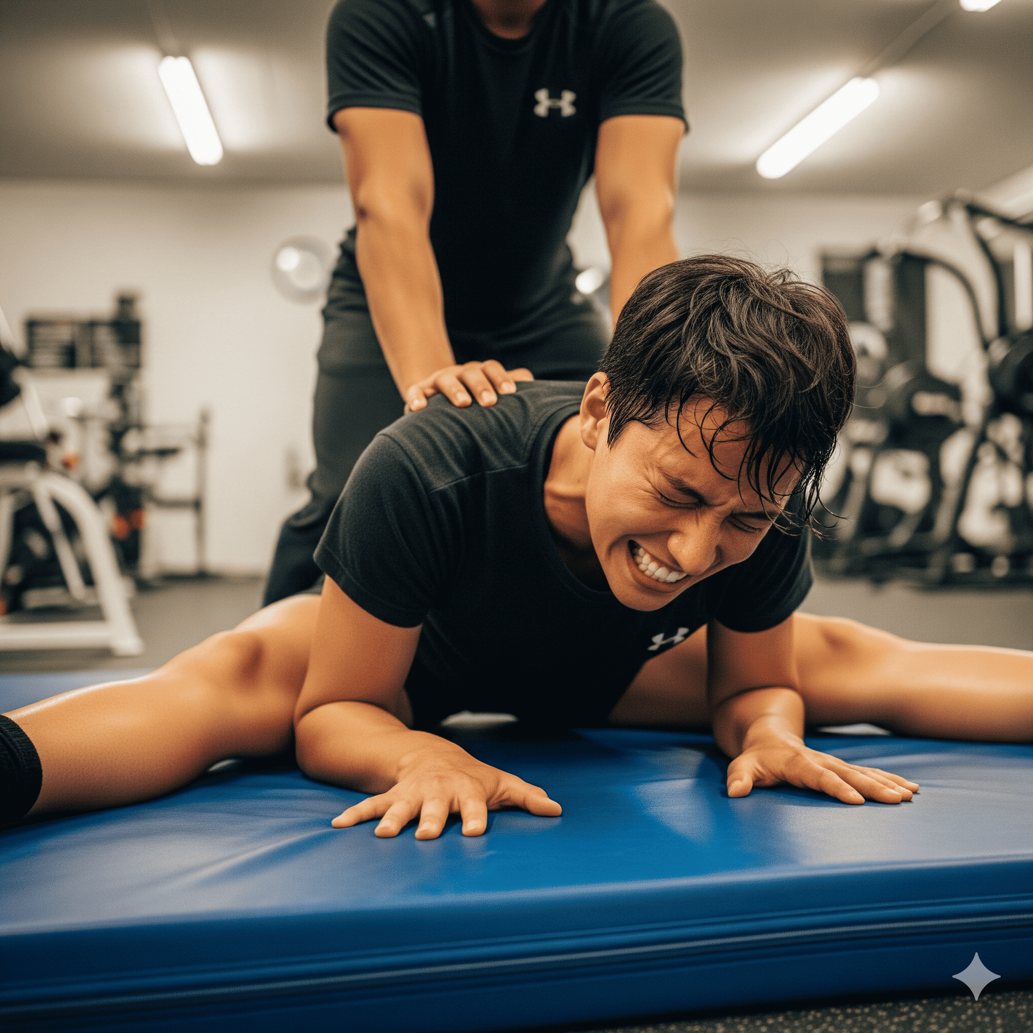 開脚をして無理やり押されて柔らかくなる人と、痛める人の違い